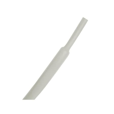 Kable Kontrol Heat Shrink Tube, Thin Wall, 2:1 I.D. Shrink Ratio, 3/64 in I.D. Before Shrinking, White, 10 ft HS351-S10-WHITE